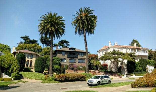 Homes on Presidio Terrace in San Francisco (Credit: Wikimedia Commons)