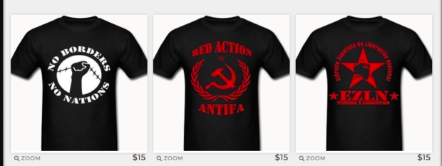 No Gods No Masters Antifa T-Shirt Selection