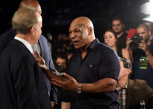Mike Tyson voting for Donald Trump