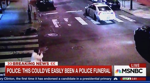 Philadelphia Jihadi Terrorist Attempts To Assassinate Cop But The Officer Survives [screen shot MSNBC image 4]