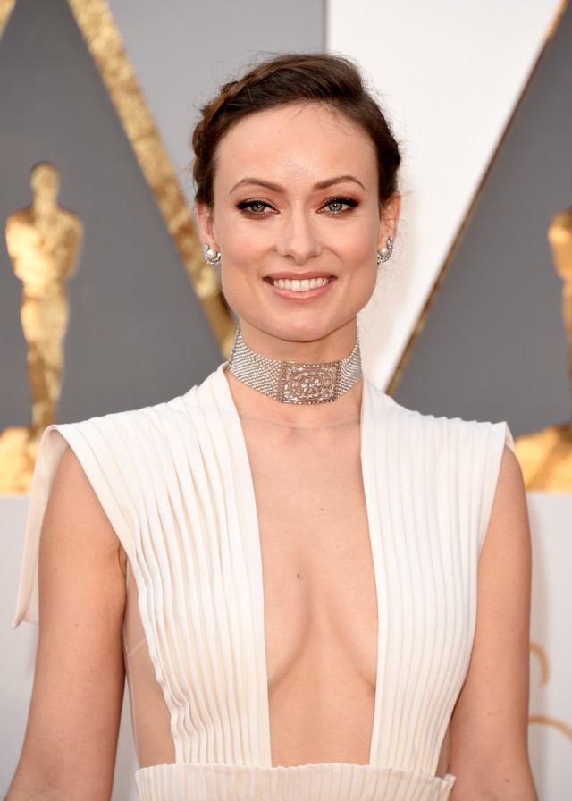 Olivia Wilde Shows Off An Incredible Amount Of Cleavage On The Red
