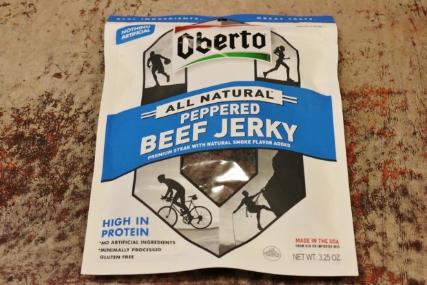 Oberto Peppered Beef Jerky Review (Credit: Katie Frates)