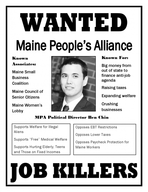 (Printed with permission by the office of Maine Gov. Paul LePage)