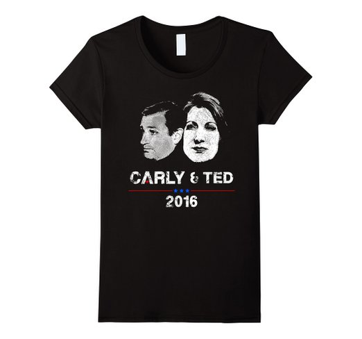 Carly and Ted shirts are now available (Photo via Amazon)
