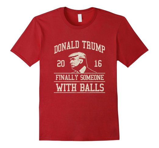 This T-shirt is the perfect companion to the "Make America Great Again" hat (Photo via Amazon)