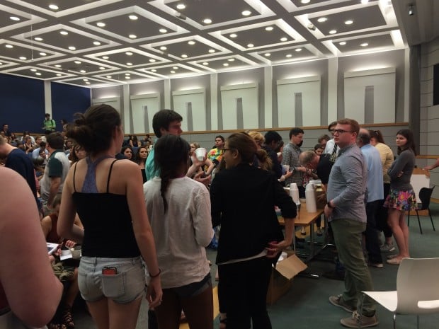 Ben and Jerry Serve Ice Cream At GWU (Connor D. Wolf/ DCNF)