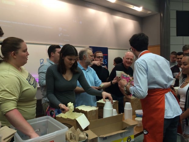 Ben and Jerry Serve Ice Cream At GWU (Connor D. Wolf/ DCNF)