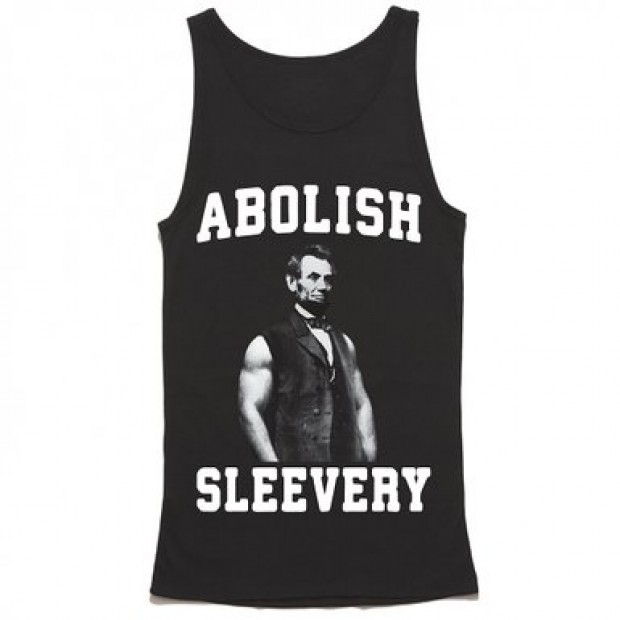 He freed the slaves, now help him free the sleeves (Photo via Amazon)