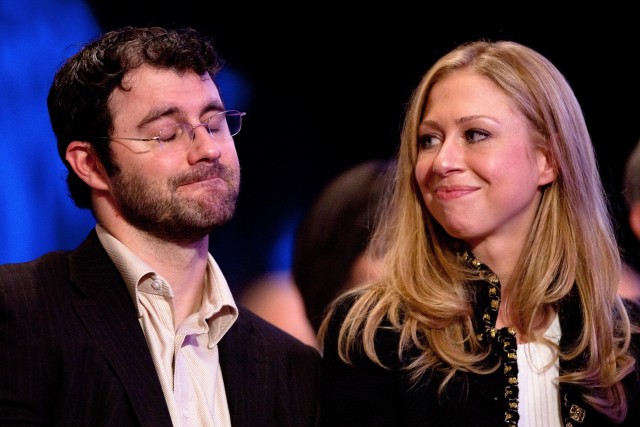 Chelsea Clinton and husband