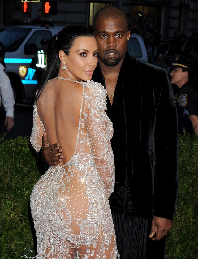 Kim Kardashian nude dress
