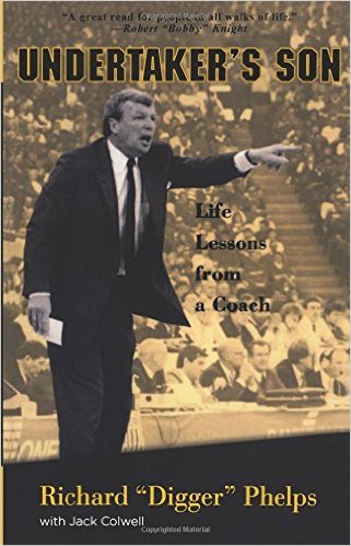 The cover of "Undertaker's Son" has a quote from Bobby Knight: "A great read for people of all walks of life" (Photo via Amazon)