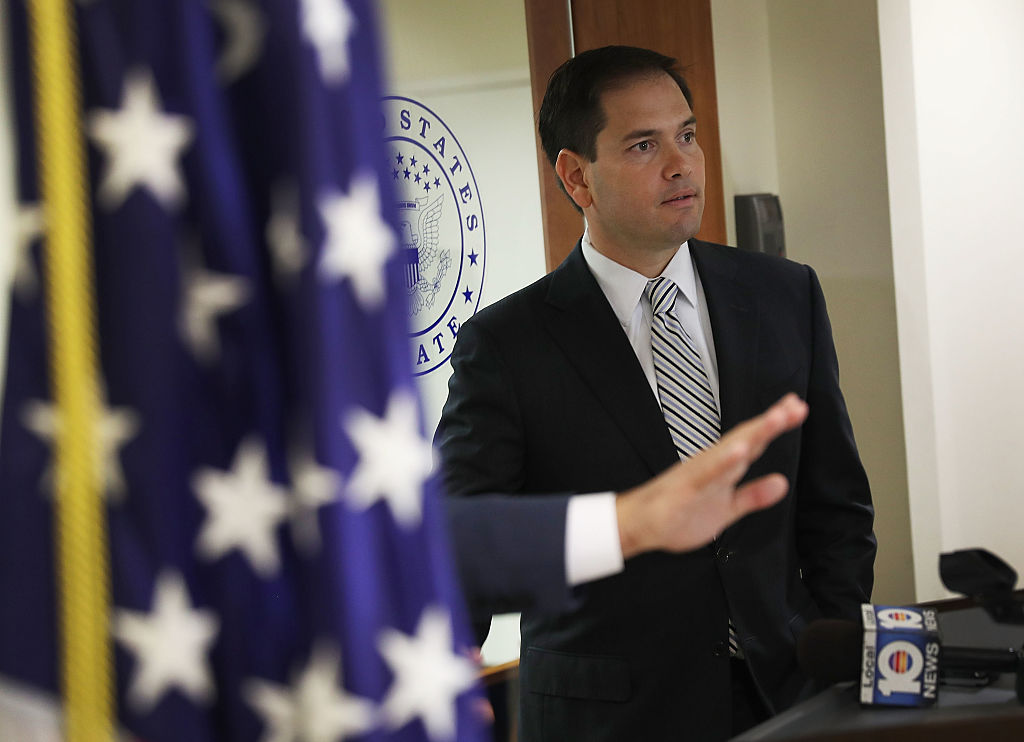 Sen. Marco Rubio (R-FL) Holds News Conference To Urge Congress To Pass Zika Virus Funding (Getty Images)