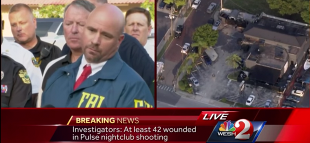 Orlando Law Enforcement Press Conference on Nightclub shooter (screen capture NBC2)