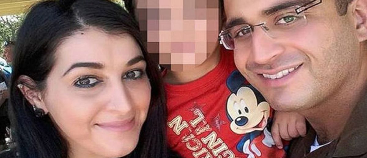 image of Omar Mateen and wife and a child attributed to Twitter