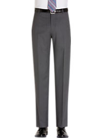 These normally-$150 Joseph Abboud pants come in tan solid, black solid, taupe, medium gray and charcoal gray (Photo via Men's Wearhouse)