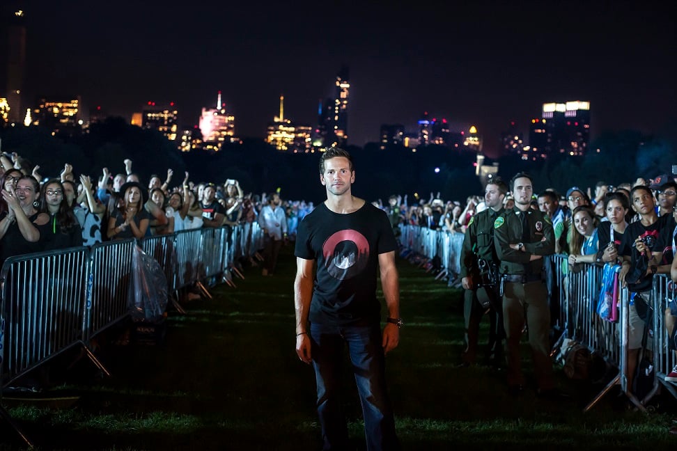 Former Illinois Rep. Aaron Schock at the Global Citizen Festival