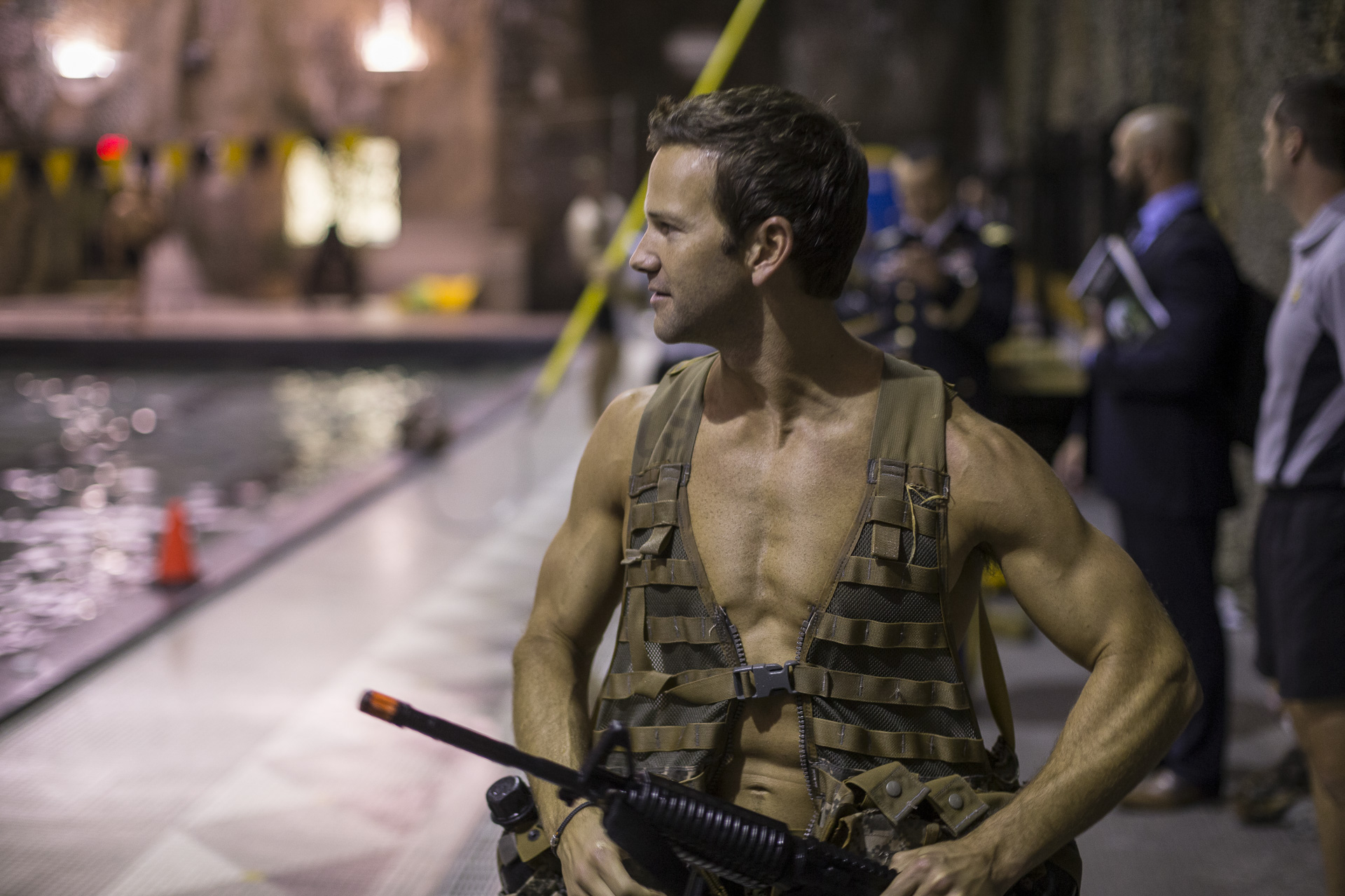 Former Illinois Rep. Aaron Schock at West Point, Oct. 1.