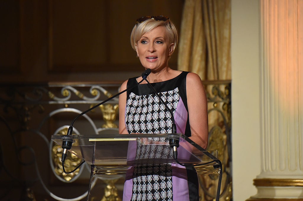 Mika Brzezinski speaks onstage at the 5th Annual Elly Awards hosted by the Women's Forum of New York (Getty Images)