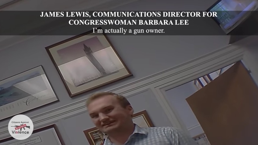 James Lewis, Communications Director for Congresswoman Barbara Lee (D-CA) (Project Veritas)