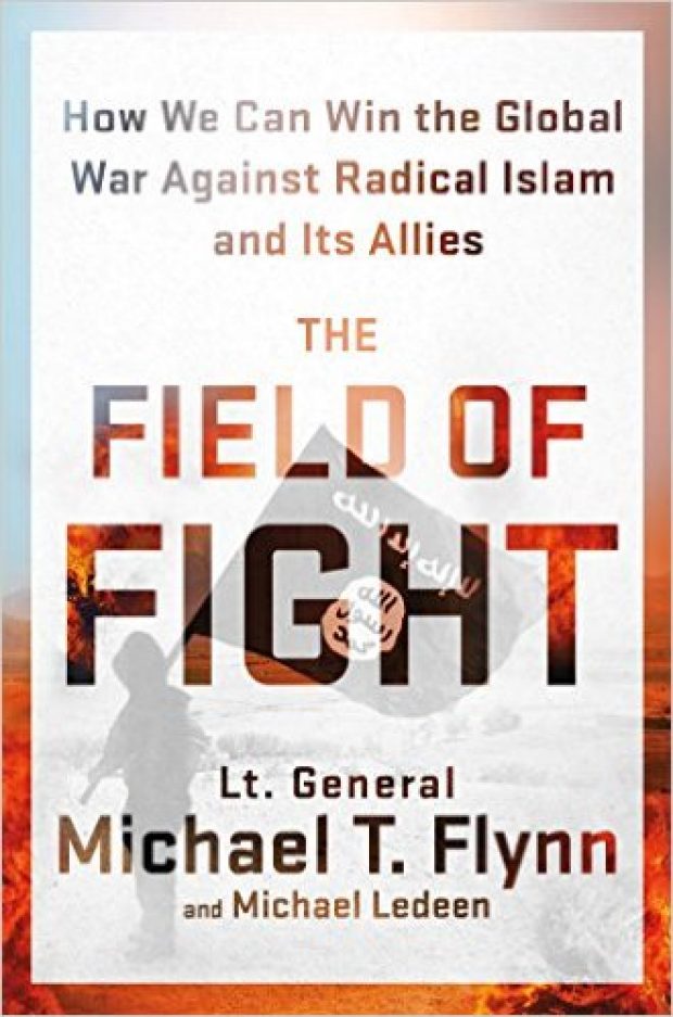 'Field of Fight' explains Flynn's worldview (Photo via Amazon)