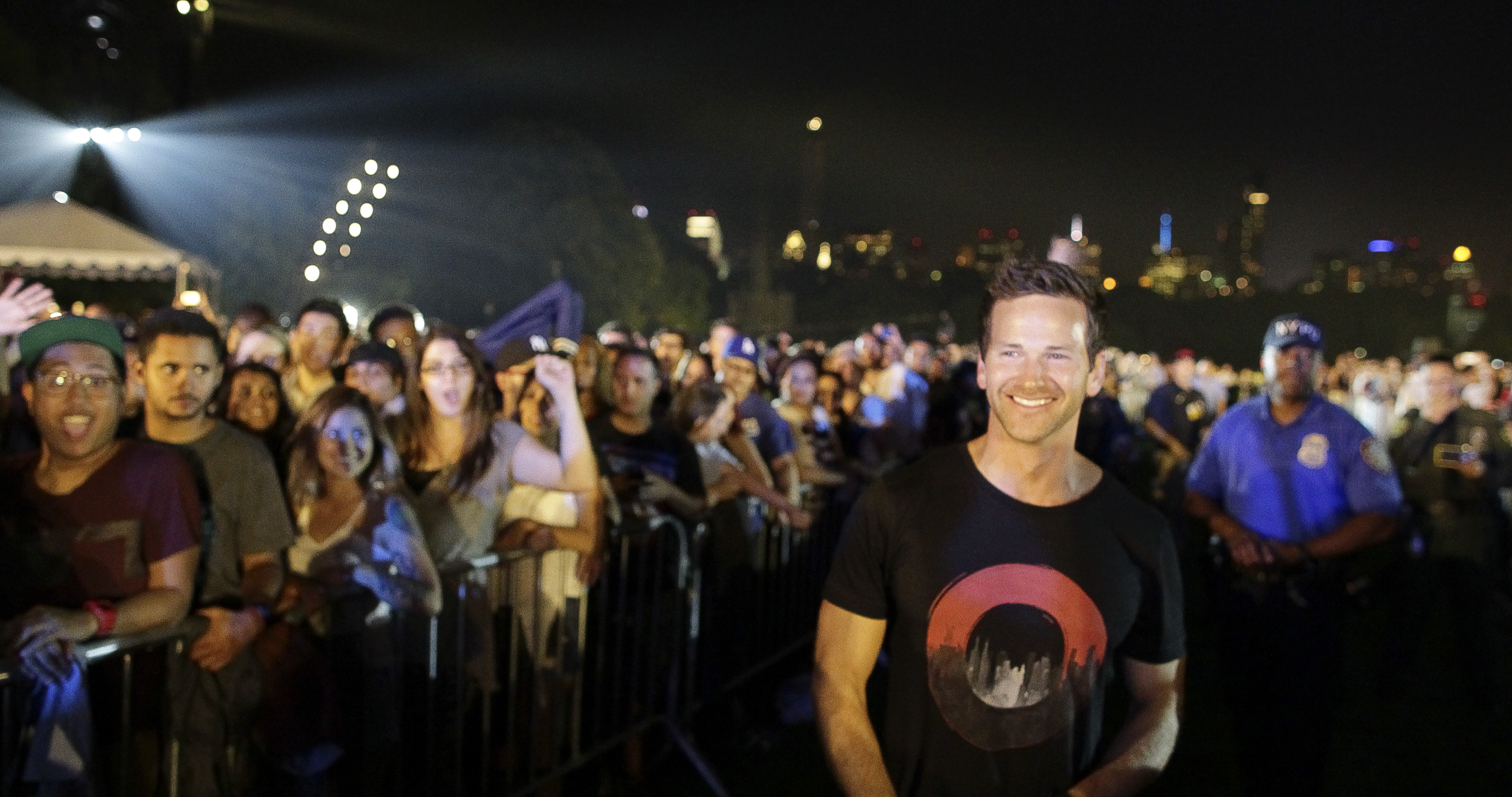 Former Illinois Rep. Aaron Schock at the Global Citizen Festival