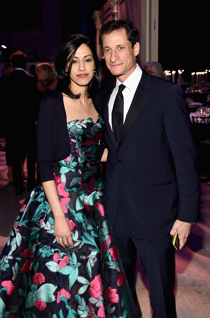 Huma Abedin and Anthony Weiner attend the 2015 New York Gala (Getty Images)