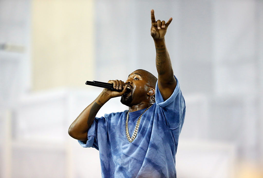 Kanye West will take the stage completely un-censored. (Photo by Ezra Shaw/Getty Images)