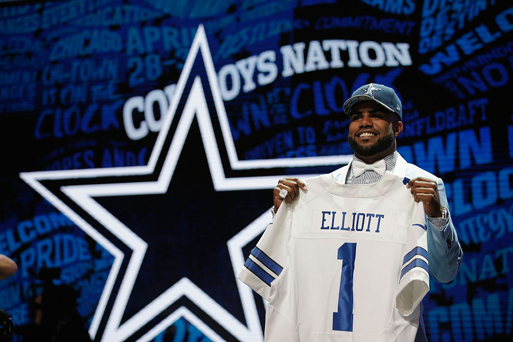 Elliott was drafted in the first round of the 2016 NFL Draft by the Dallas Cowboys (Photo: Getty Images)