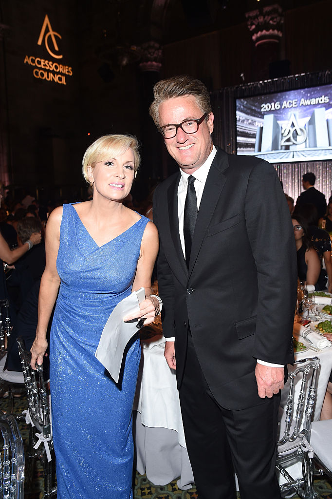 Mika Brzezinski and Joe Scarborough attend the Accessories Council 20th Anniversary celebration of the ACE awards (Getty Images)