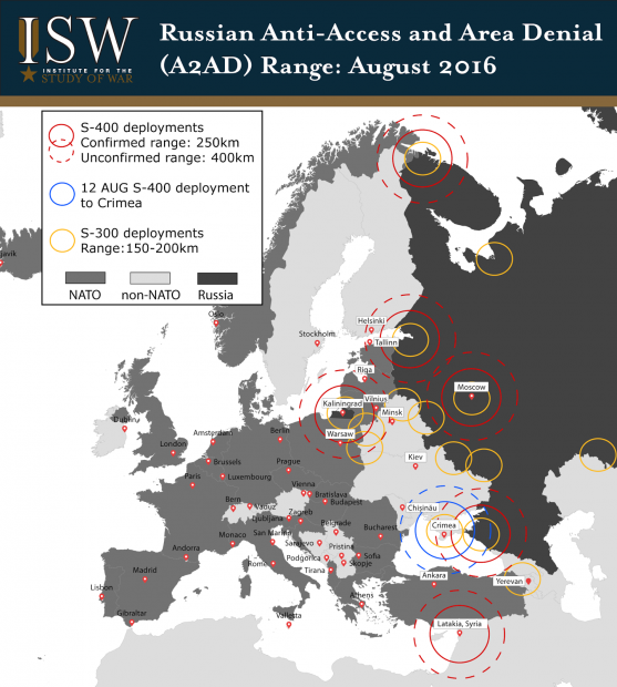Russian A2AD AUGUST 2016-01 (Institute for the Study of War)