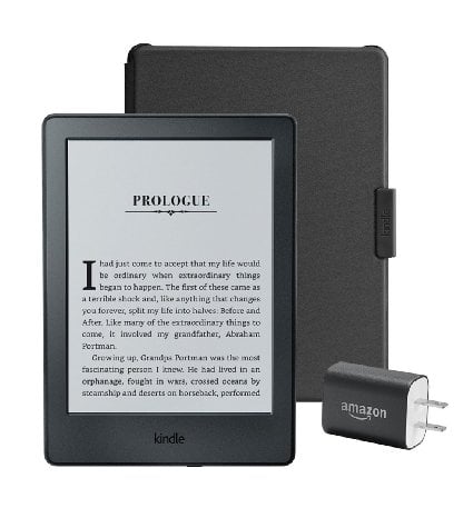 Here is the hardware you get with the Kindle bundle (Photo via Amazon)