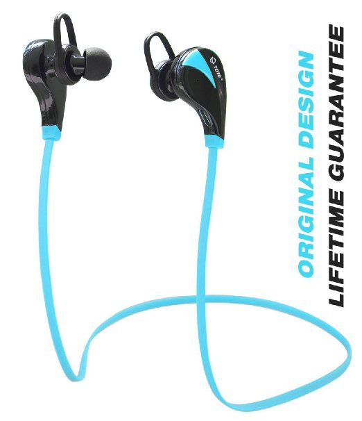 You can save 50 bucks on these sweat-proof running headphones (Photo via Amazon)