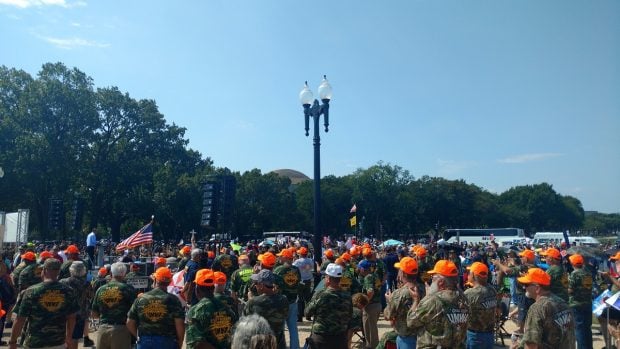 Coal miners protest in D.C. (Steve Birr/TheDCNF)