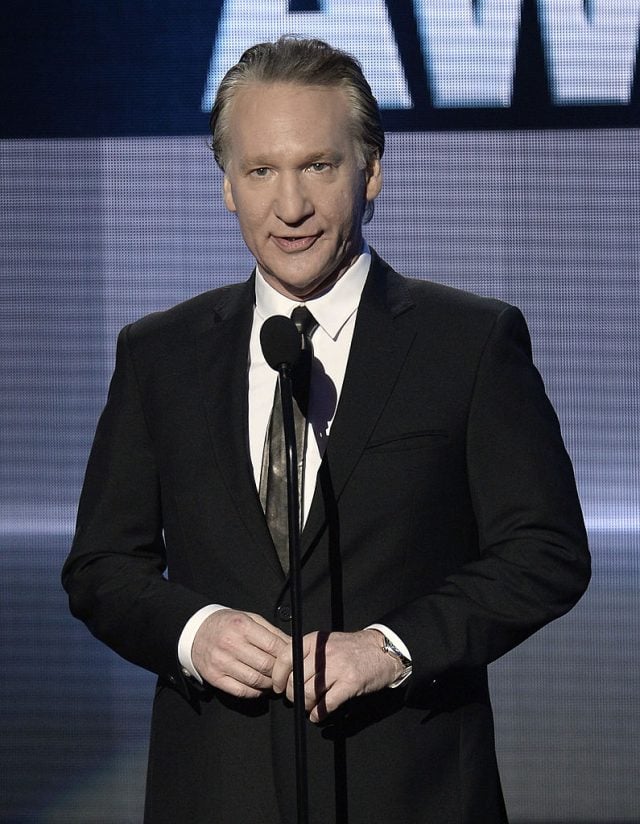 TV personality Bill Maher speaks onstage during the 2013 American Music Awards at Nokia Theatre L.A. Live on November 24, 2013 in Los Angeles