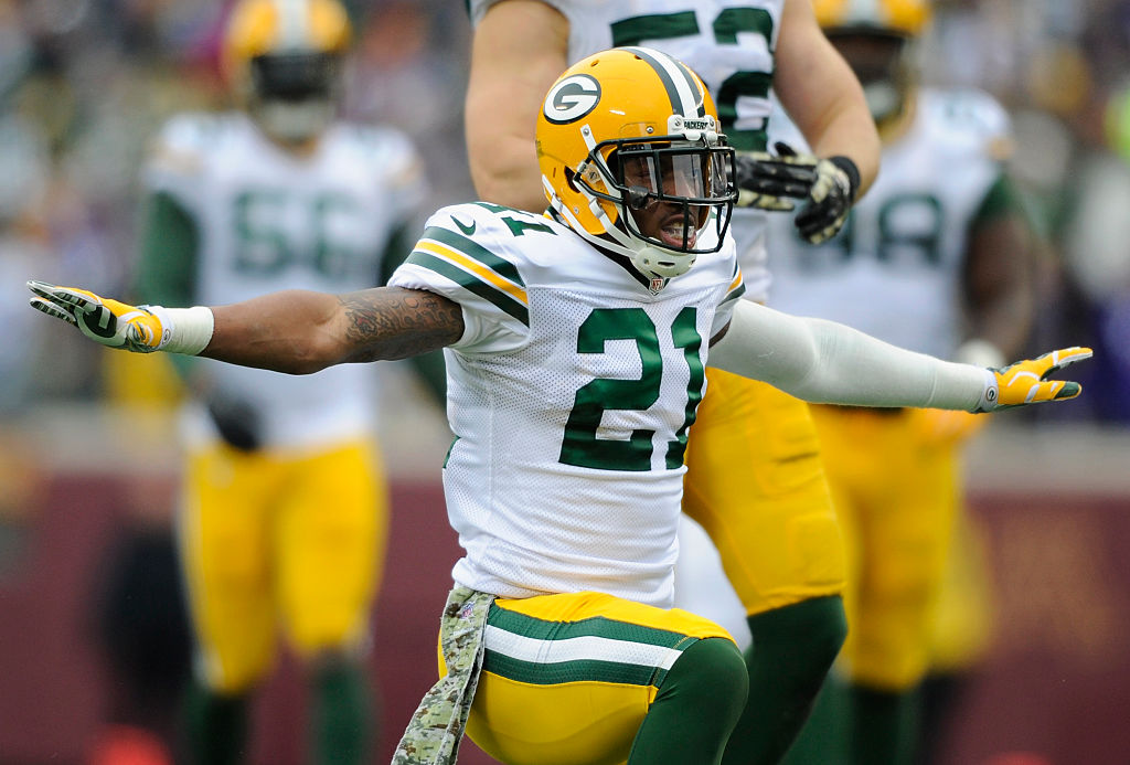 Ha Ha Clinton-Dix #21 of the Green Bay Packers celebrates on field. (Photo by Hannah Foslien/Getty Images)