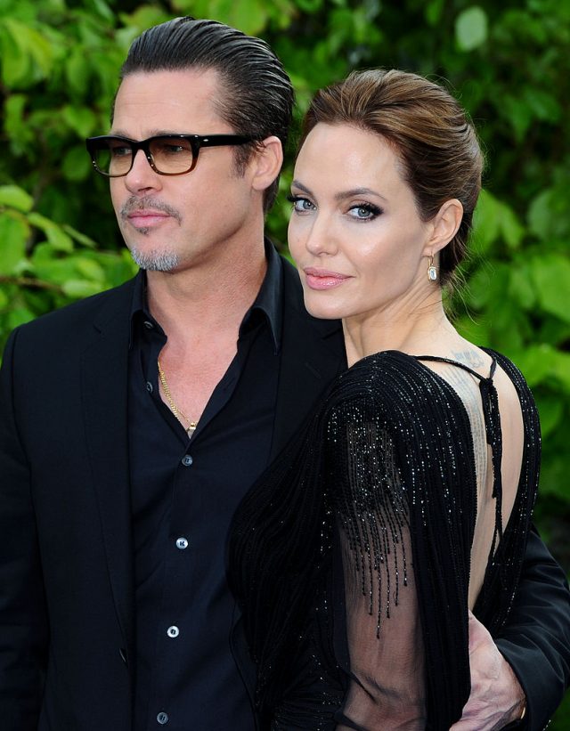 Brat Pitt and Angelina Jolie