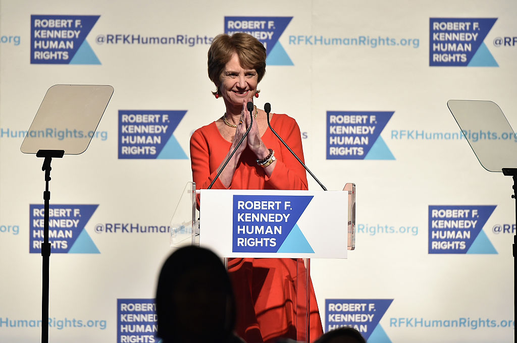 Kathleen Kennedy Townsend speaks onstage as Robert F. Kennedy Human Rights hosts The 2015 Ripple Of Hope Awards (Getty Images)