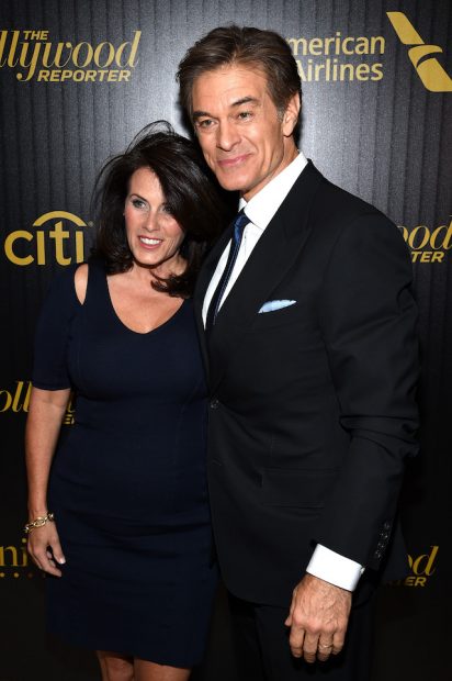 NEW YORK, NEW YORK - APRIL 06: Writer Lisa Oz (L) and Dr. Mehmet Oz attend The Hollywood Reporter's 5th Annual 35 Most Powerful People in New York Media on April 6, 2016 in New York City. (Photo by Dimitrios Kambouris/Getty Images for Hollywood Reporter )