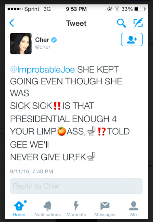 (photo: Cher Twitter Screen shot)