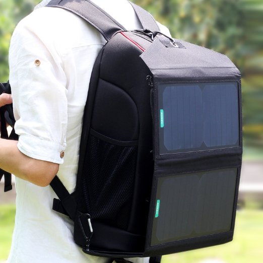 This is what the solar panel looks like. You can take it anywhere (Photo via Amazon)