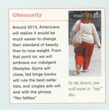 The Daily Show's forecast for American obesity in 2015. [America: The Book screengrab]