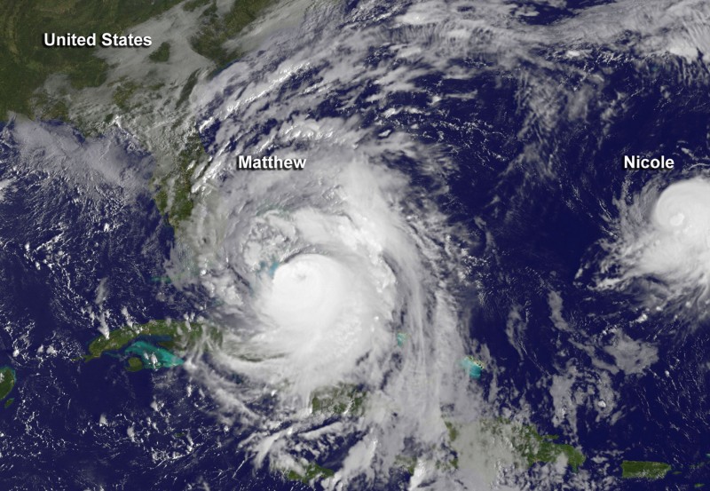 Hurricane Matthew is approaching Florida (Photo credit: Reuters)