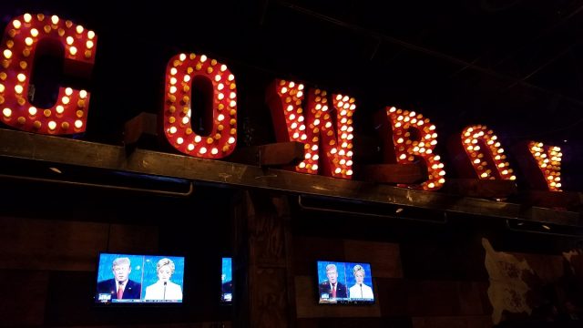 A sign above the bar. Christopher Bedford/TheDCNF.