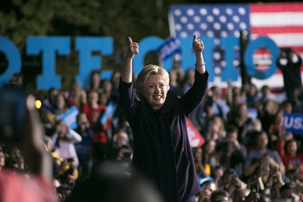 Hillary Clinton campaigns in Ohio (Getty Images)