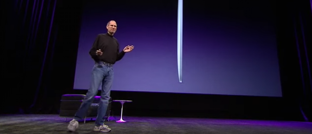 Steve Jobs wore New Balance (YouTube Screenshot)