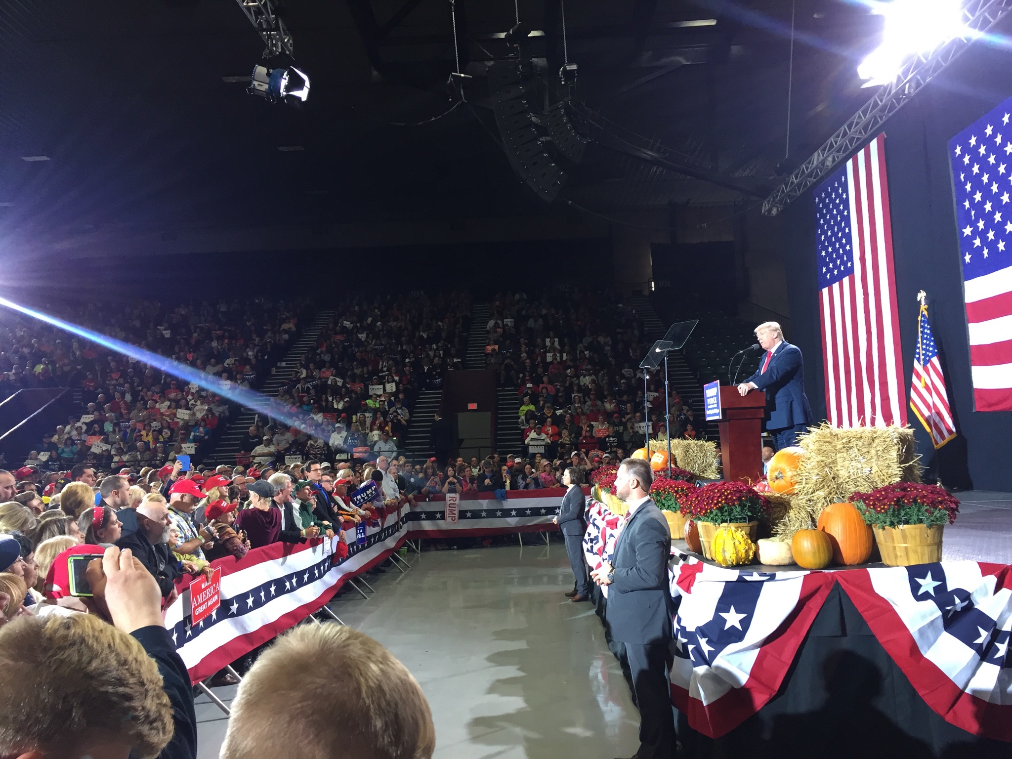 Donald Trump in Grand Rapids, Mich. (Veronica Perez)