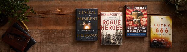 Check out the feature on "this season's best history books" (Photo via Barnes and Noble)