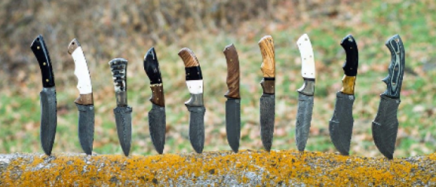 Damascus steel knives from Forseti are on sale (Photo via Forseti)