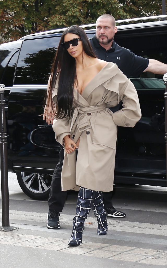 Kim Kardashian Goes Braless At Paris Fashion Week | The Daily Caller