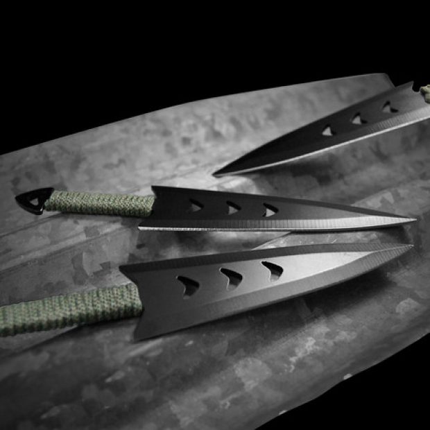 Normally $100, this set of three stiletto daggers can currently be had for just $60 (Photo via Touch of Modern)